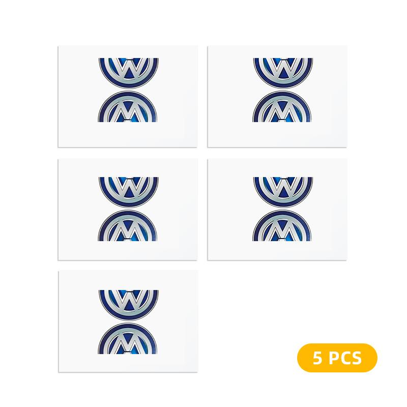 Car Stickers Fashion Car Stickers Cool Metal Car Logo Emblem Sticker Decal For Volkswagen Tharu R Polo T5 GTI Tiguan Passat
