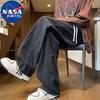 NASA MARVEL Men's Casual Loose Straight-Leg Jeans