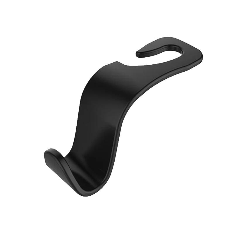 

4Pcs Carbon Fibre Hook Car Seat Headrest Hooks Storage Hanger Universal Car Back Seat Organizer Holder Auto Interior Accessories