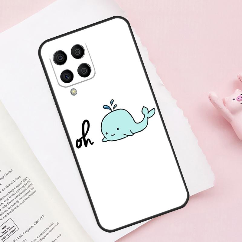 Sea Whale Narwhals Case For Samsung Galaxy M52 M32 M12 M13 M53 M51 M31 M11 M14 M34 M54 M16 M36 M56 M15 M35 M55