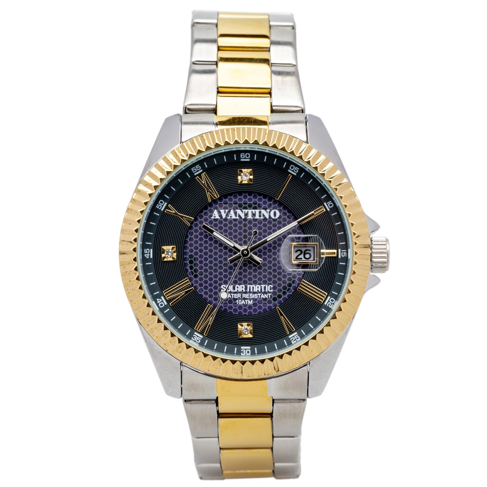 

Klefer Solar 10 ATM Водонепроницаемые Японская Дата Люминесцентные Нержавеющая Сталь Мужские Часы, Серебристые, Водостойкие, 42 мм, Механизм, Функция, Стрелки, Ремешок, Золотистые, золотой