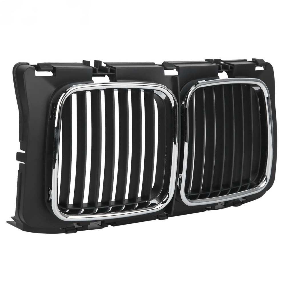 For BMW 5 Series E34 Front Center Grill For Daily Driving Black Chrome Front Grill OEM Standard Quality Wear Resistant Material China Mainland