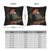 Joe Keery And His Bat Djo Pillowcase Polyester Cushion Cover Decoration Throw Pillow Case Cover Seater Zippered 40X40Cm