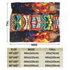 Double Tiki Totem With Torches Hawaiian Tribal Art Blanket Quality Soft Throw Blanket Autumn Kids Adult Couch Novelty Bedspread