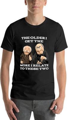 Nowa koszulka Statler i Waldorf Haters Gonna Hate Plus Topy Gładkie Koszulki Koszulka Anime