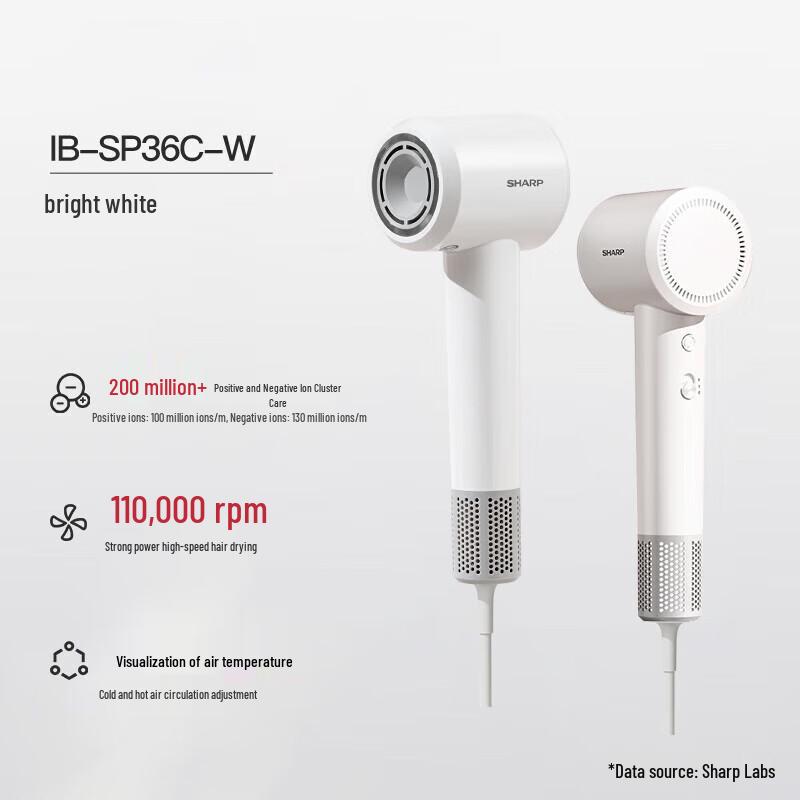 Sharp High-Speed Hair Dryer CN plug (adapter included)