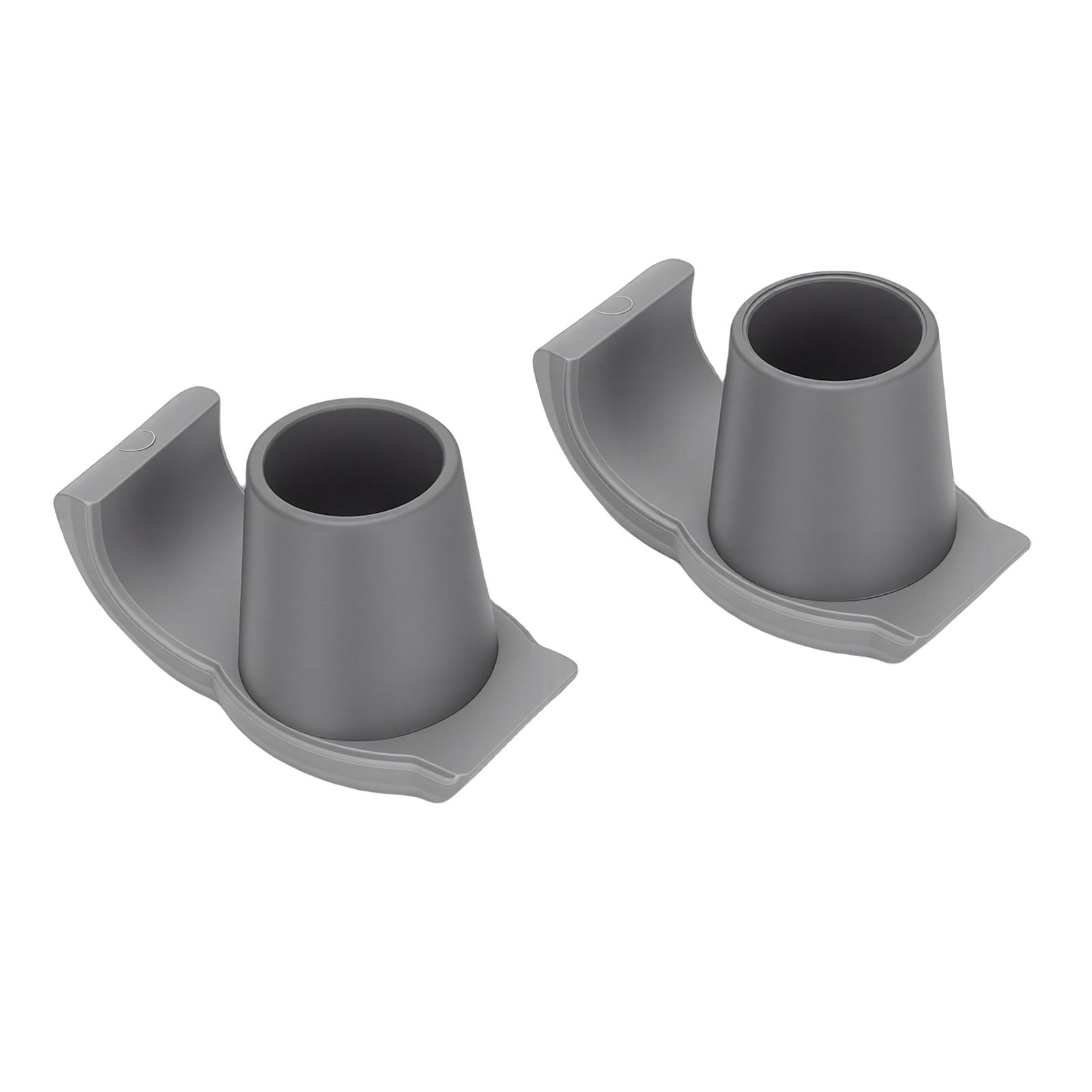 Walker Skis Glides   Fit Non Slip Walker Feet Replacement Mobility Aid Accessories Gray