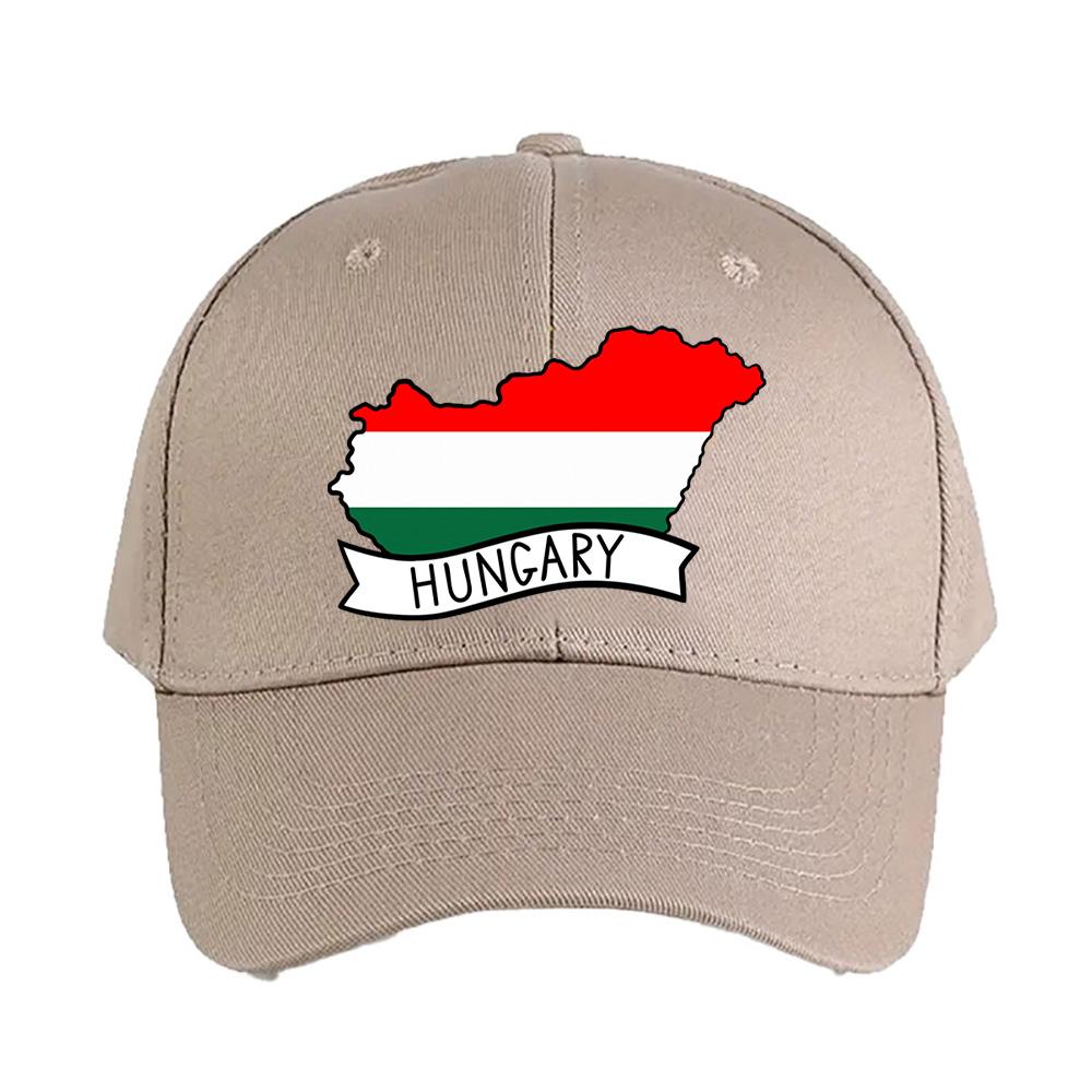 Hungary Flag Map Baseball Cap Woman Men Summer Casual Sun Hat Adult Adjustable with Curved Brim Hiking Fishing Hat