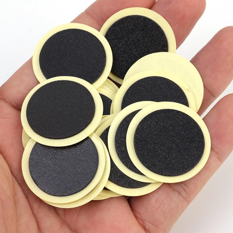 Łatka na opony rowerowe bez kleju, uniwersalna, 2,5 cm, bez kleju, do naprawy przebitej dętki rowerowej, wewnętrzna łatka ochronna do naprawy opony