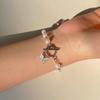 Super Divine Butterfly Pendant Pearl Bracelet - Elegant and Simple Retro Style - Perfect for Girls - Versatile Handwear for School Use