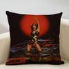 Doja Cat Album Cushion Cover Household Decoration Linen Sofa Cushion Cover: Skin-Friendly & Breathable with Invisible Zipper