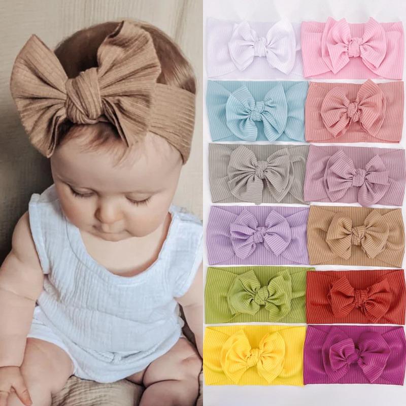 

New baby bow headscarf, cute headband for infants and toddlers, princess children s hair accessories