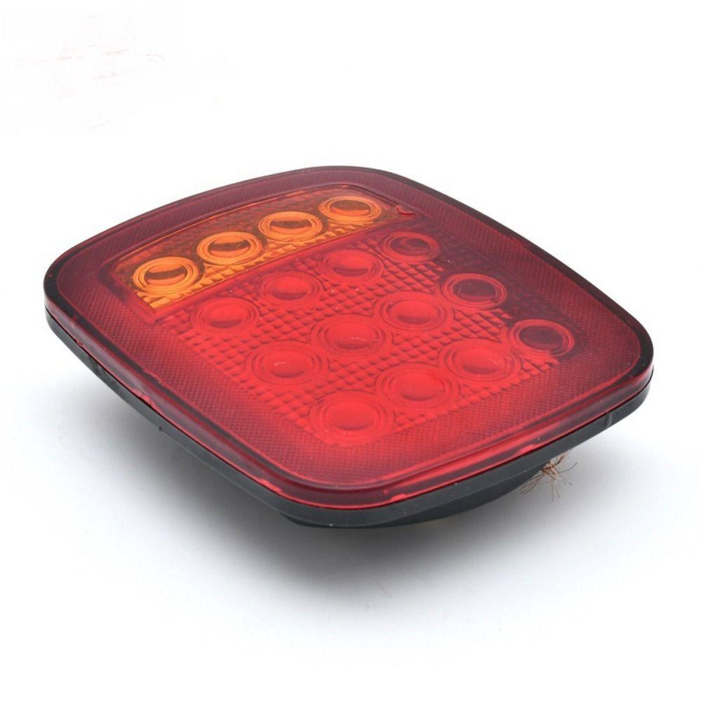 Anti Collision Signal Tail Light Square Indicator Lamp Stop Lamp 21LED Truck Clearance Light  Car