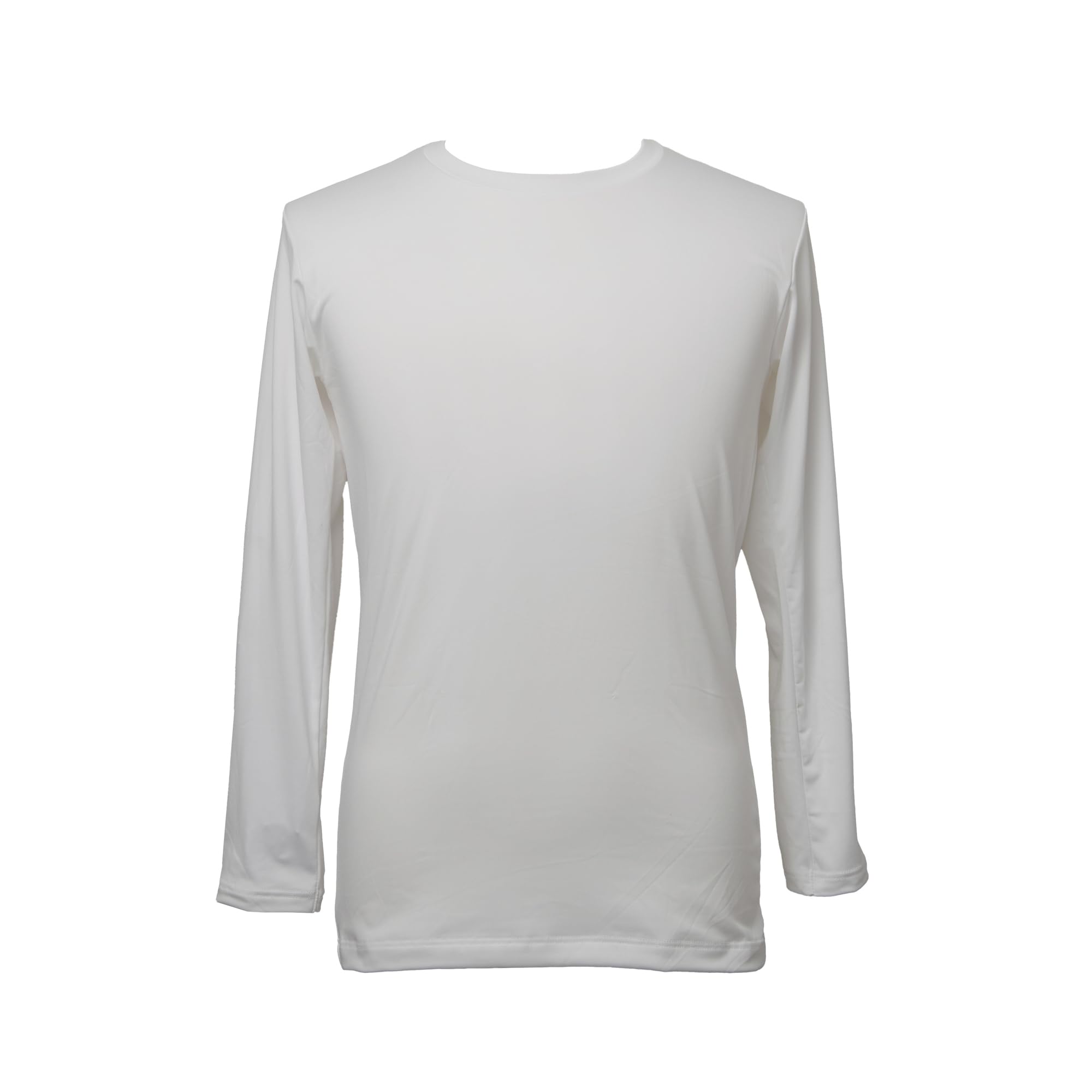 

BVD Instant Warm Round Neck Long Sleeve Soft Size L Fleece-Lined T-Shirt, Warm, Moisture-Wicking, Stretch, Anti-Static, Touch, Men s, Off-White,