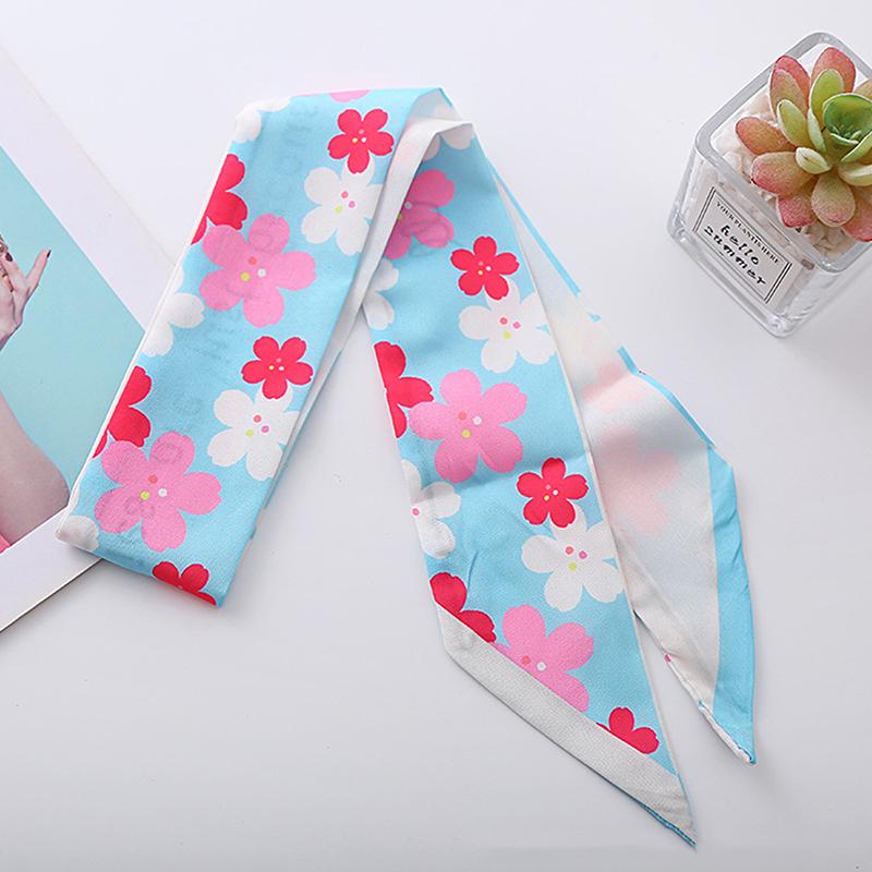 Fashion Long Silk Scarf Hair Band Hair-Binding All-Match High Sense Headdress Celebrity Hair Accessories For Women Headband