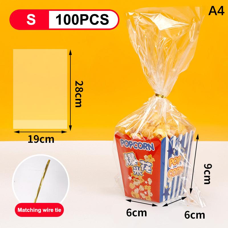 Disposable Popcorn Buckets Container Holder Paper Cup Popcorn Boxes Packaging Box For Theme Birthday Party Decoration