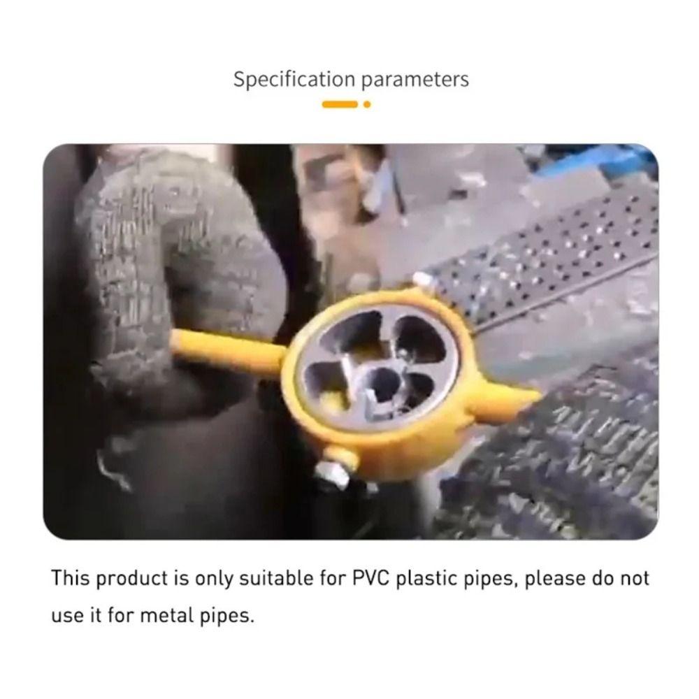 6Pcs/Set Plastic Water Pipe Die Plumbing Pipe Threader Tap Portable NPT Die  Pumps Pipes Die