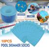 5/30 Pack Pool Skimmer Socks Cleans Debris and Leaves Baskets Filters Fish Tank Mesh Bag Round Swimming Pool Mesh Filter Access