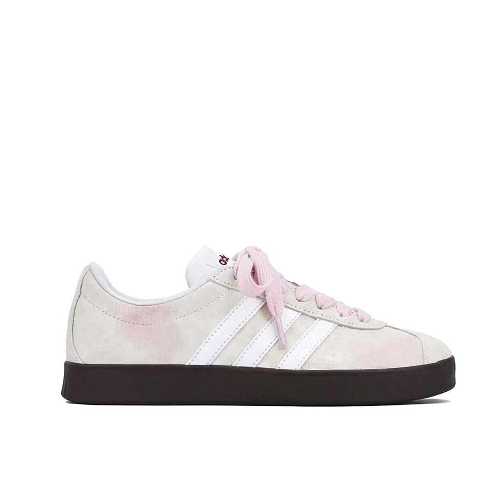 Adidas Vl Court Classic Heartbeat Sweet Cherry German Army Trainers Unisex White Pink JS3003(Team920-)