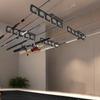 Fishing Rod Holder Overhead Hanger Organizers Fishing Rod Display Stand Horizontal Fishing Rod Wall Ceiling Storage Rack