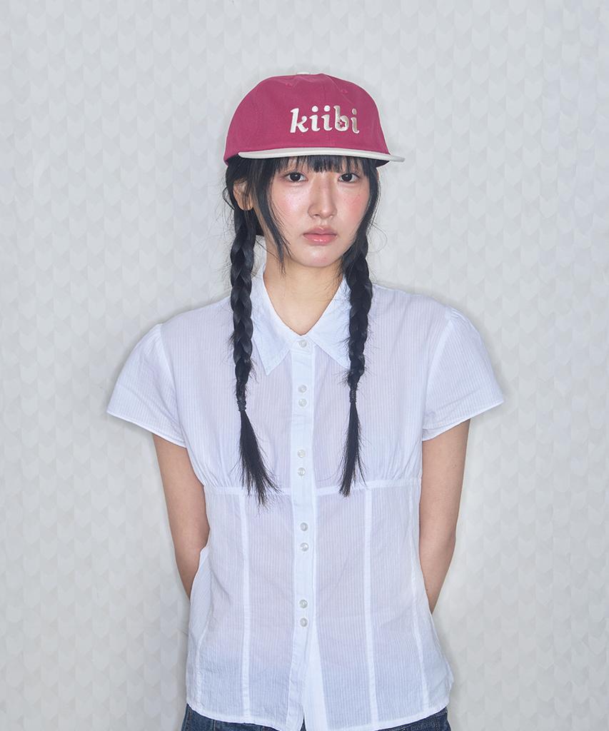 Kiibi Logo Two Tone Cap Red & Ivory