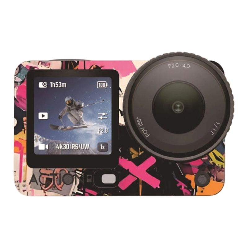 Protective Skin for Action 6 Camera Scratch Resistant Easy To Install Without Tools Creative Design Camera Sticker