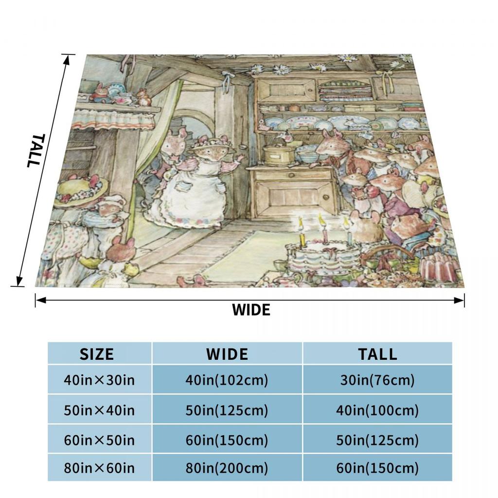 Surprise At Mayblossom Cottage Custom Travel An Ultra-Soft Micro Fleece Blanket