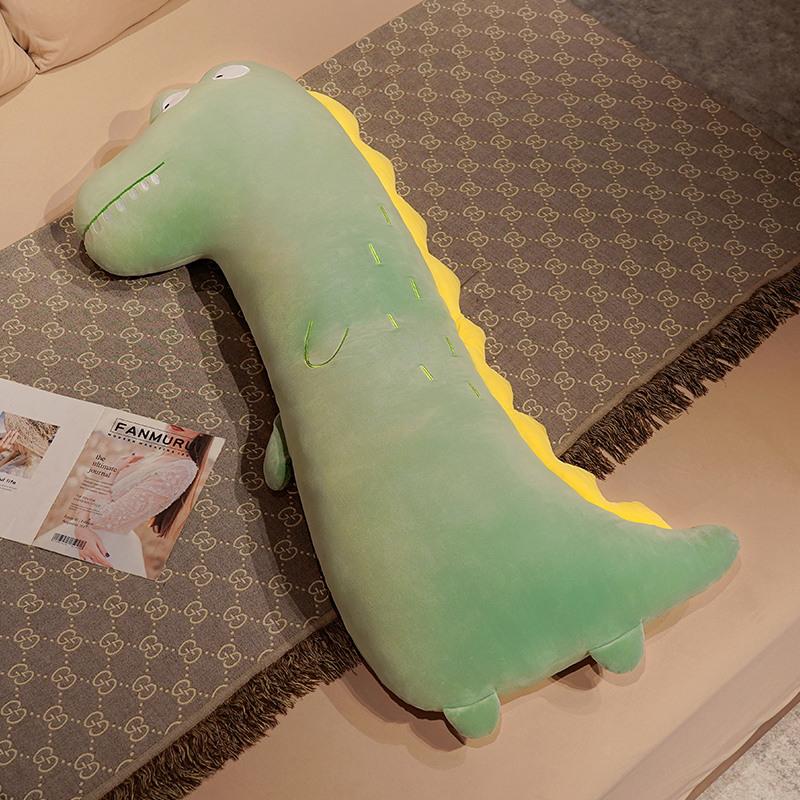 80-140cm Niedliches Weiches Langes Fuchs-Kissen Dinosaurier Krokodil Plüschtiere Kuscheltiere Büro Nickerchen Schlaf Kissen Kissen Geschenk Puppe Für Kinder Mädchen 80cm