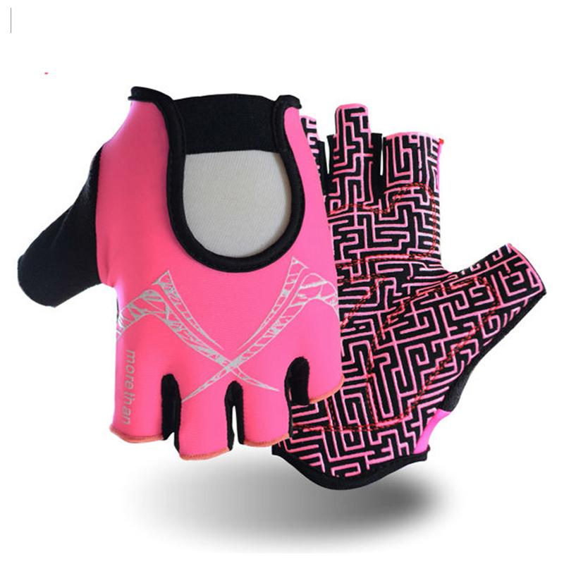

Дышащие противоскользящие противоскользящие перчатки с половиной пальца, удобные ручки для фитнеса, бодибилдинга, йоги, тренажерного зала, спортивные перчатки для упражнений для мужчин и женщин XL розовый