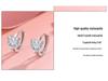 S925 Silver Heart-Shaped Moissanite Earrings - Simple, Elegant, Light Luxury Jewelry