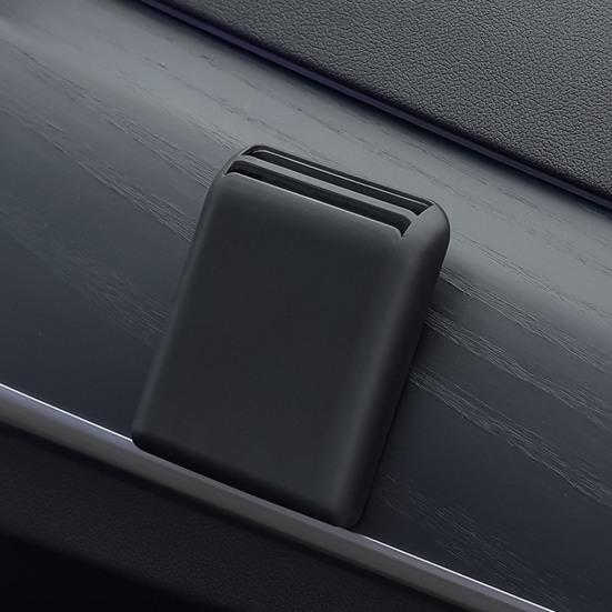 Yousheng Card Storge Case, Car Seat Side Pocket Organizer, Mini Sticky Storage Bag for Auto Door Window Console, Vehicle Seat Gap Filler for Highway
