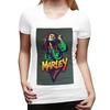 Dámské tričko Bob Marley Reggae s kulatým výstřihem Streetwear Trička Dámská s krátkým rukávem Letní oblečení Topy