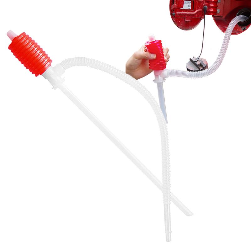 Portable Hand Pump Upgrade HandHeld Liquid Transfer Siphon Pump Car Vehicle Fuel Gas Water Oil Suction Pumps