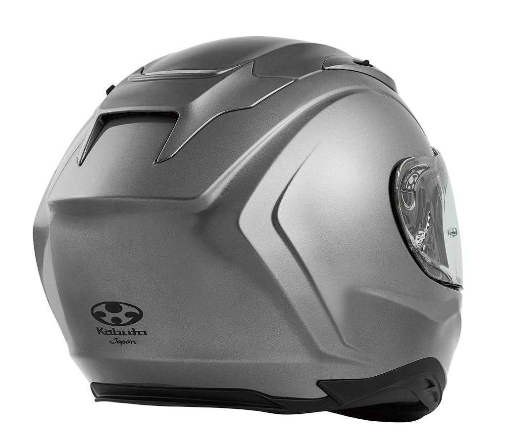 OGK KABUTO KAMUI3 Cool Gunmetal Full Face Motorcycle Helmet (Size: XL) 584795