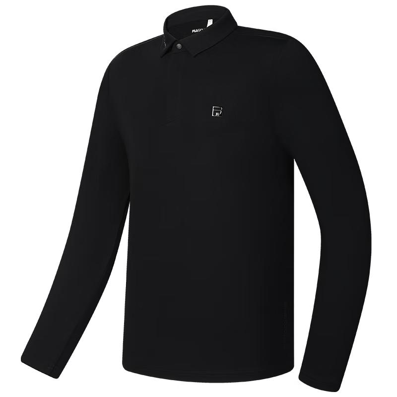 FILA Men s Knit Long Sleeve Polo Golf Shirt M