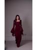 European Winter 2025 Retro Elegant Long Sleeve Dress for Women