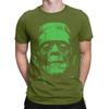 Monster Green Novelty 100 Cotton TShirt Frankenstein Tees Tops For Unisex