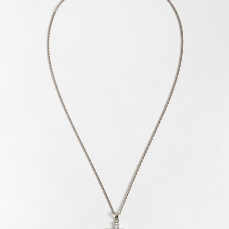 August Harmony 92.5% Crystal Cross Necklace / 2color