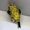 Grape Soap On Rope Handmade Translucent Fruit Shaped Soap Decorative Bathroom Travel Hanging Soap for Shower Sink
