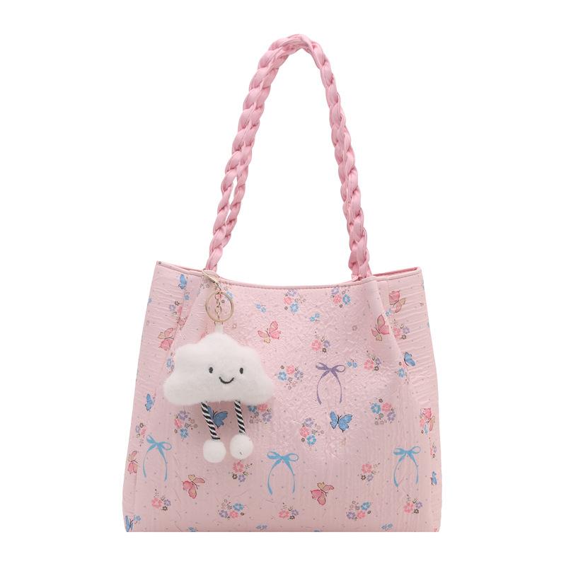 Commute Fashion Tote Bag for Female Students, A Casual Single-shoulder Bag for Class Use