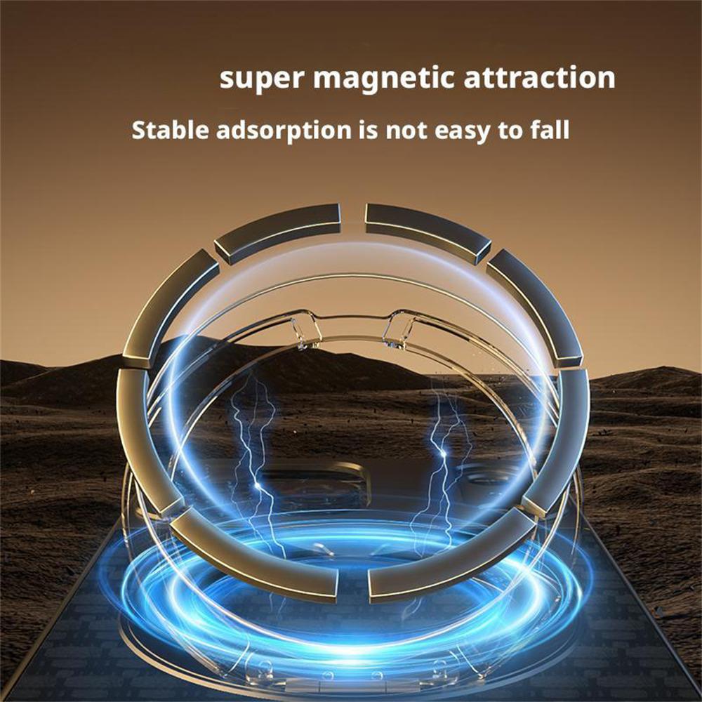 For iPhone 16 Pro Max Magnetic Case Borderless Textured PU + Metal Kickstand Phone Cover
