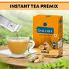Samaara Instant-Tee-Premix-Beutel | Ingwer Adrak Geschmack Assam Schwarztee-Pulver | 30 Beutel Schachtel 450g