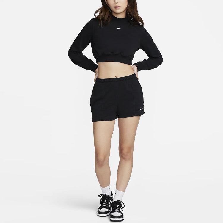 New Nike Crop Tops Women's Black FN2477-010