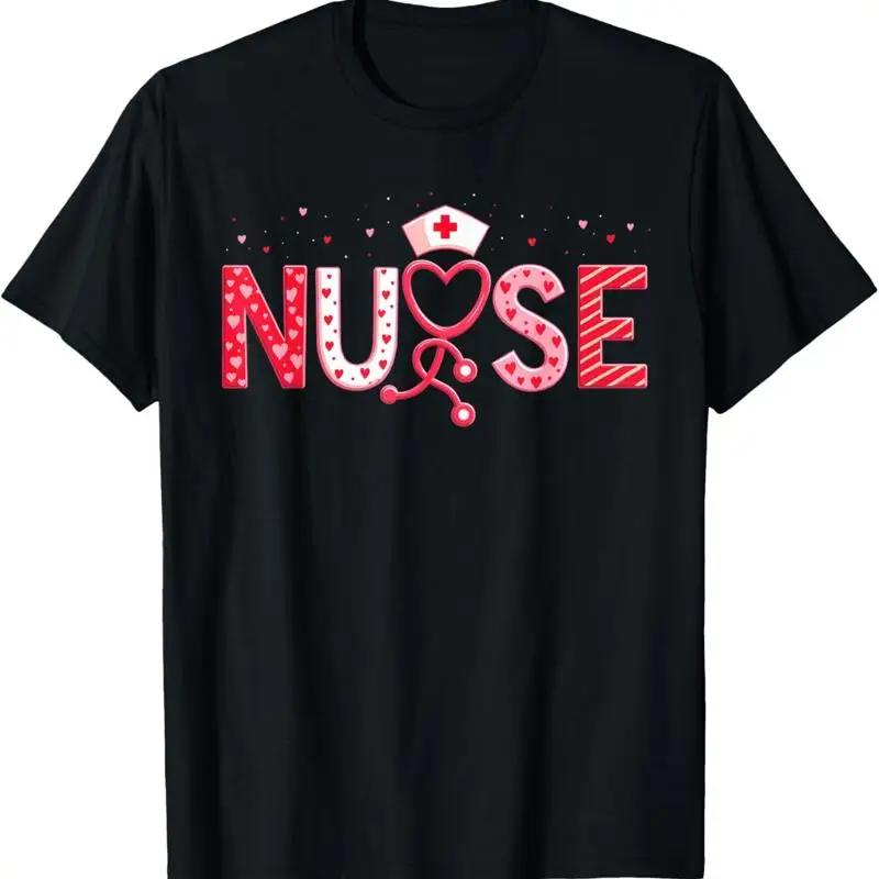 Nurse Valentines Day Valentine Er Icu Nicu Rn Nurses Women T Shirt S разноцветный