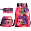 Rhythm box cartoon animation primary school schoolbag sprunki fourth grade lightweight burden reduction large capacity backpack bag