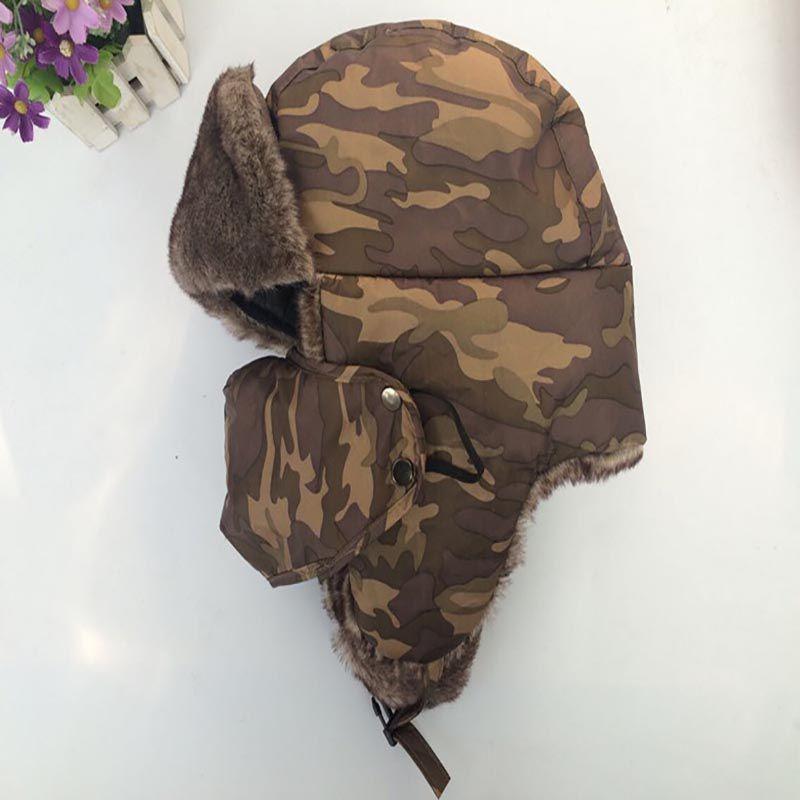 Men Women New Winter Russian Hat Trooper Snow Ski Ushanka Waterproof Warm Us Hat