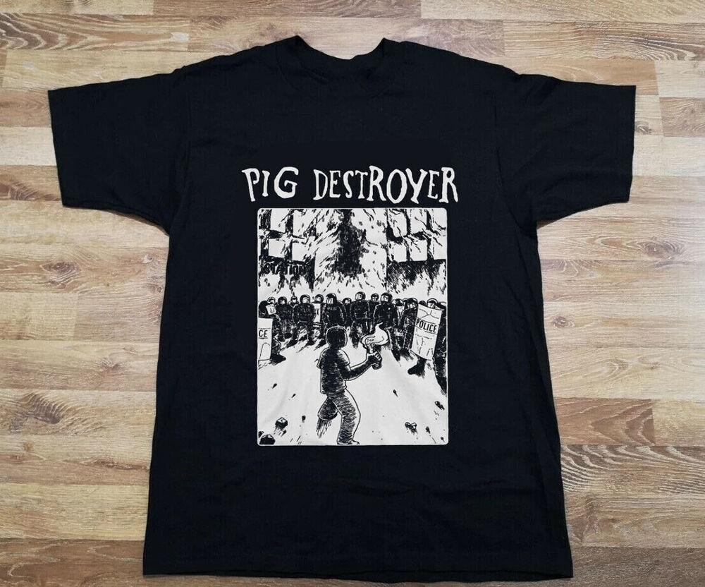 

Футболка группы PIG DESTROYER Черная Унисекс Все Размеры Футболка BO056 Унисекс Футболка XXXL