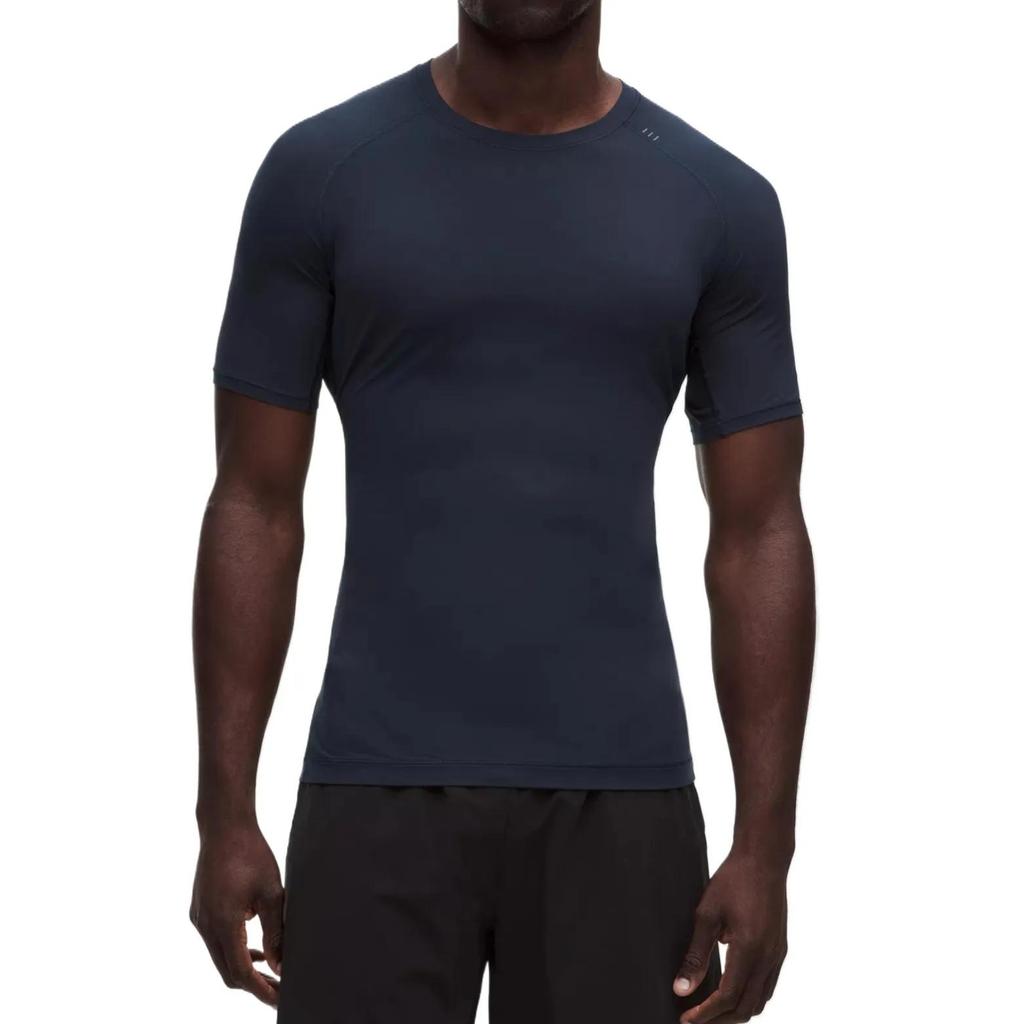 Lululemon T-Shirts Men's Crew Neck Moderate (Unisex) T-Shirts LM3H43S | Remixed Marine