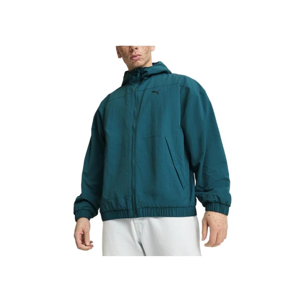 Puma Modische Vielseitige Weiche Bequeme Winddichte Jacke Herren Jacken Grün 626474-22