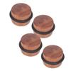 4PCS Zylindrischen Tür Stopper Verhindern Stille Punch Kostenloser Massivholz Boden Tür Stopper mit Bl